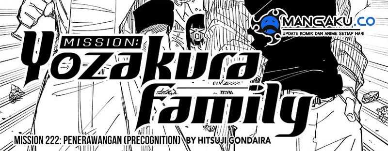Mission: Yozakura Family Chapter 222