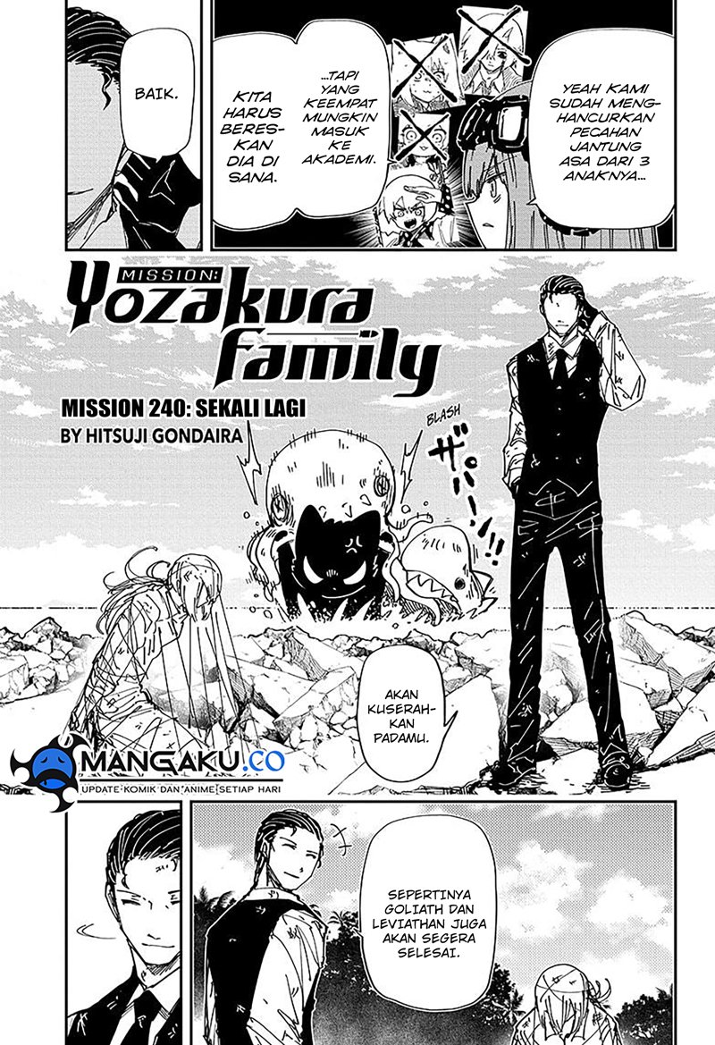 Mission: Yozakura Family Chapter 240