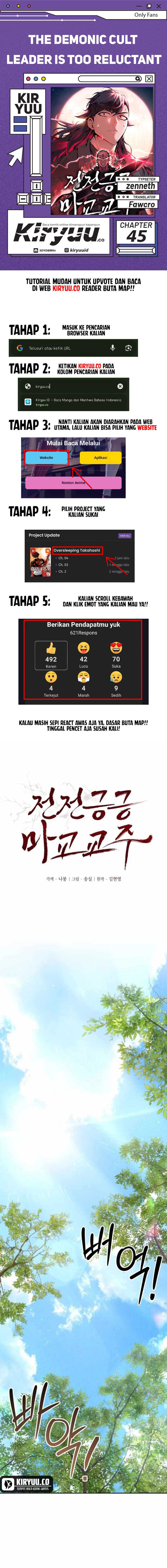 The Demonic Cult Leader Is Too Reluctant Chapter 45