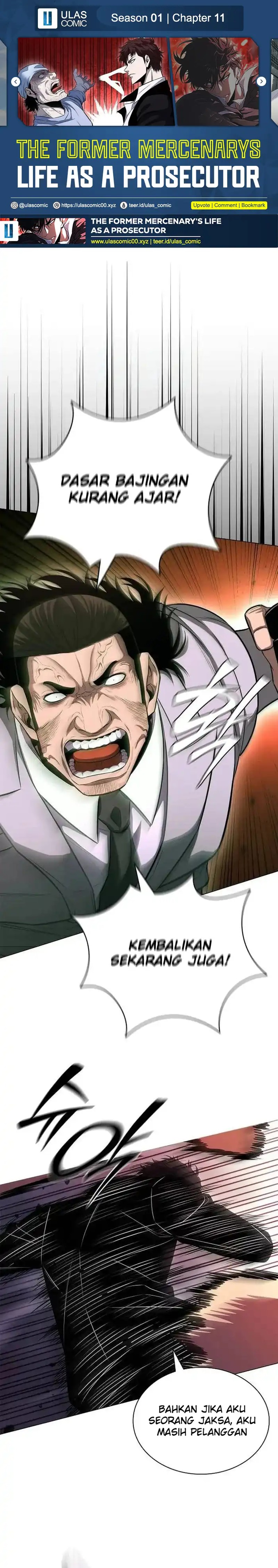 The Former Mercenary’s Life as a Prosecutor Chapter 11