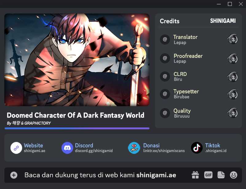 Trash of A Dark Fantasy (Doomed Character Of A Dark Fantasy World) Chapter 07