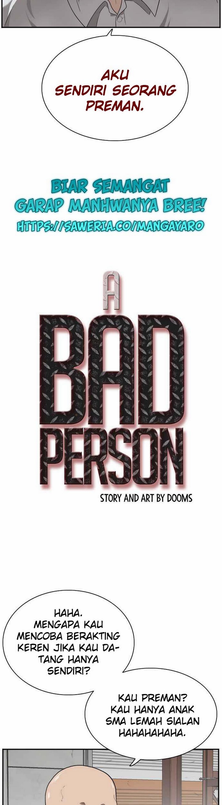 A Bad Person Chapter 33.1