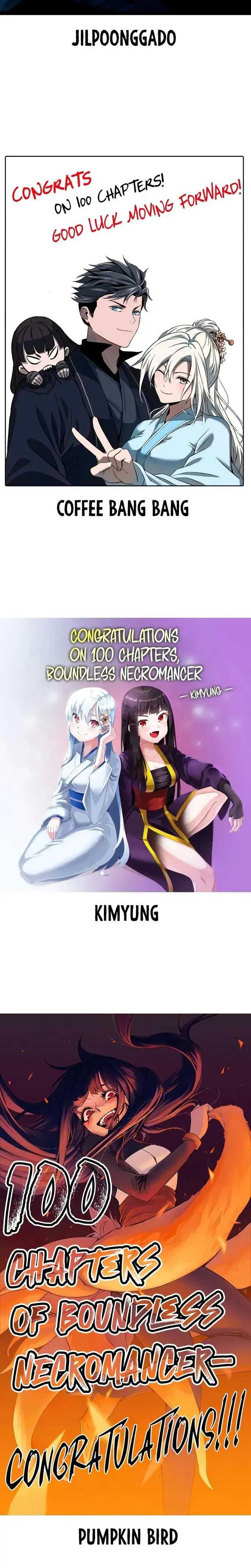 Boundless Necromancer Chapter 100