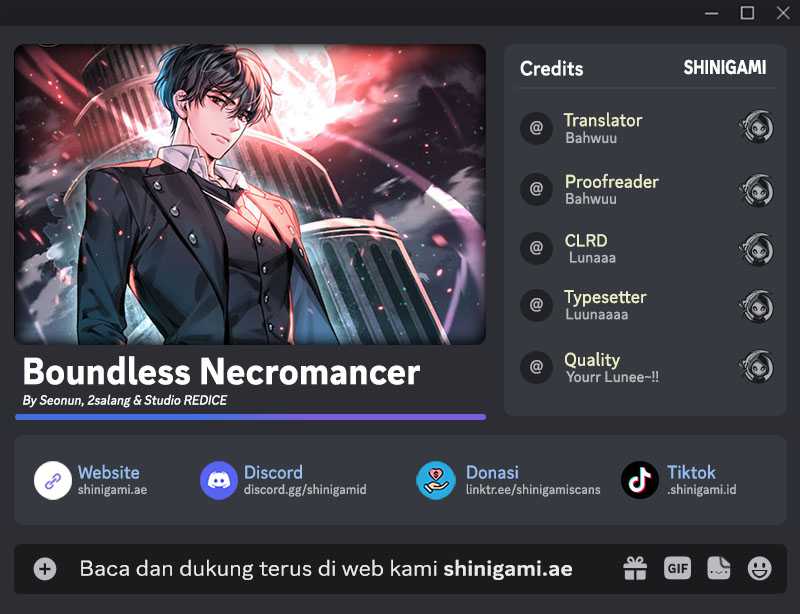 Boundless Necromancer Chapter 125