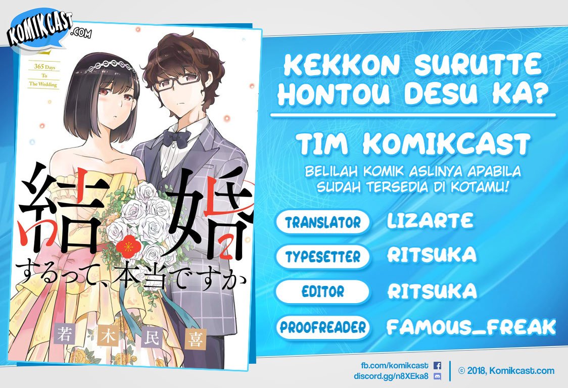 Kekkon Surutte, Hontou desu ka? Chapter 25