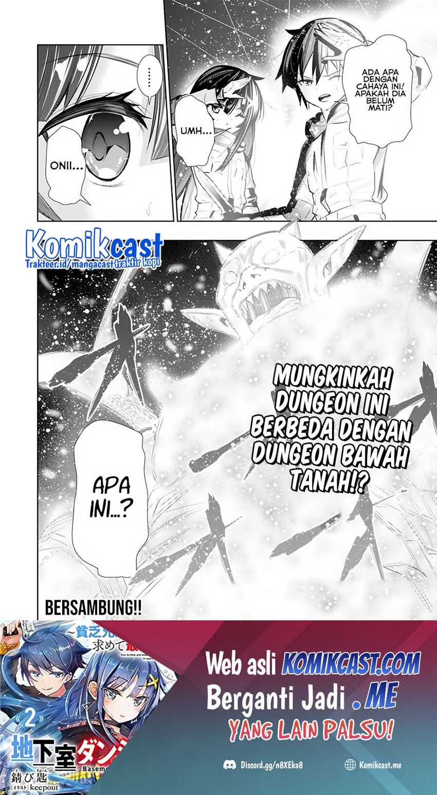 Chikashitsu Dungeon: Binbou Kyoudai wa Goraku wo Motomete Saikyou e chapter 22 halaman 21