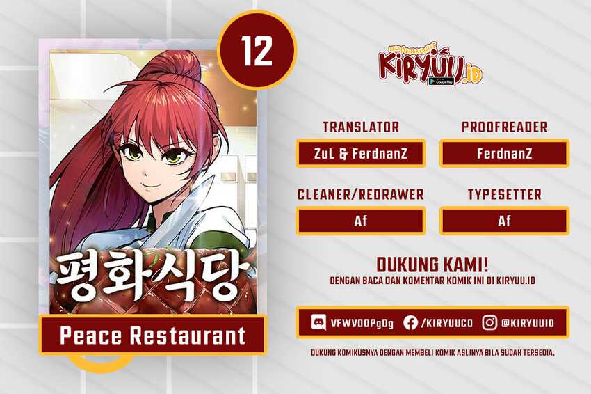 Peace Restaurant Chapter 12