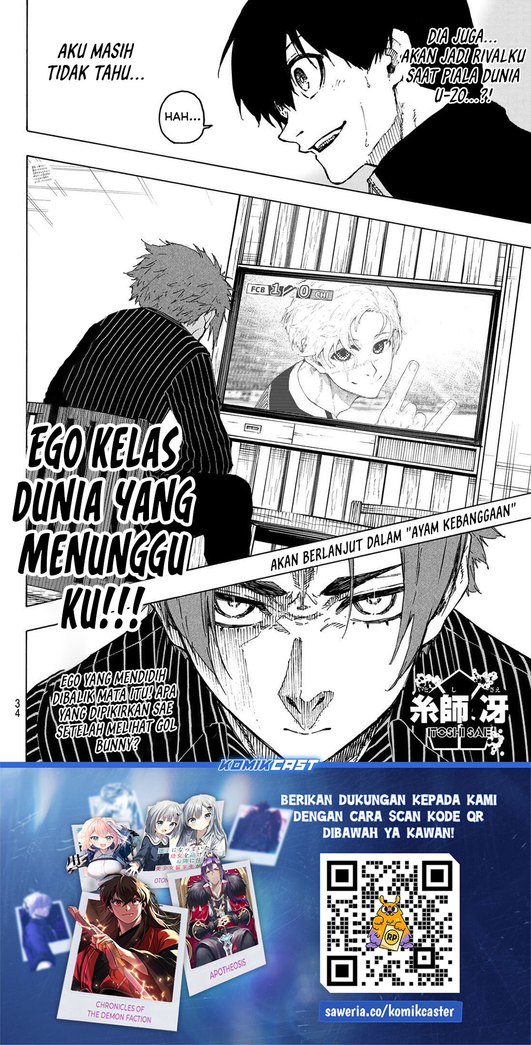 Blue Lock Chapter 307