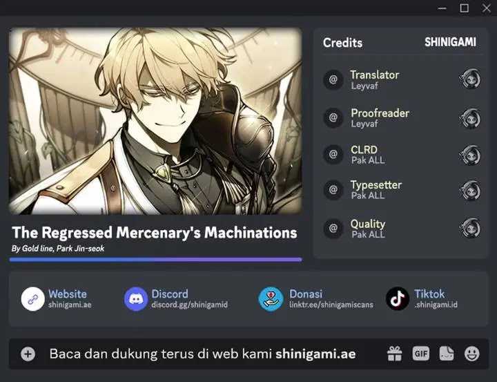 The Regressed Mercenary’s Machinations Chapter 36