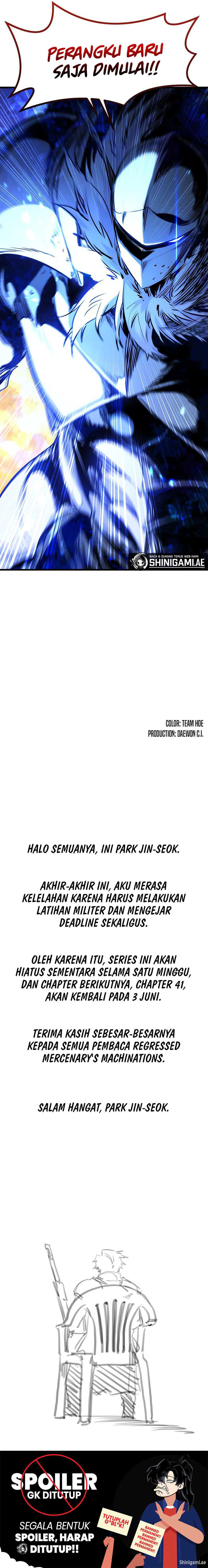 The Regressed Mercenary’s Machinations Chapter 40
