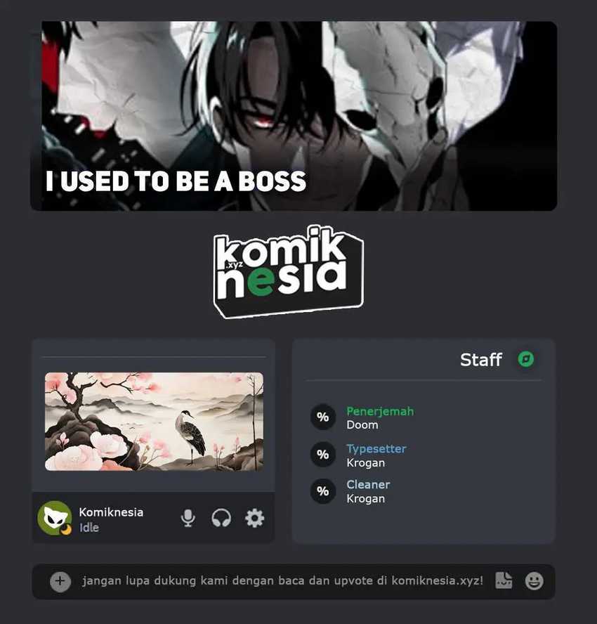 I Used To Be The Boss Chapter 78 page 0