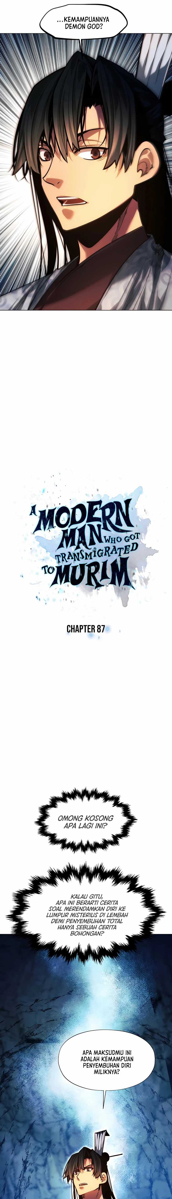 Modern Man Who Fall Into Murim Chapter 87