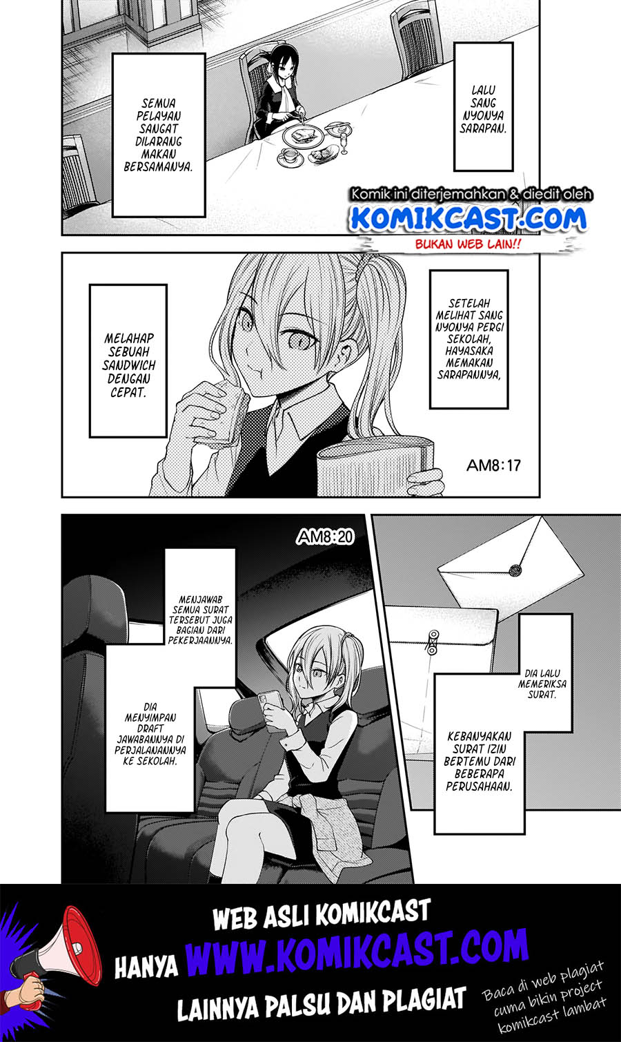 Kaguya-sama wa Kokurasetai: Tensai-tachi no Renai Zunousen Chapter 179