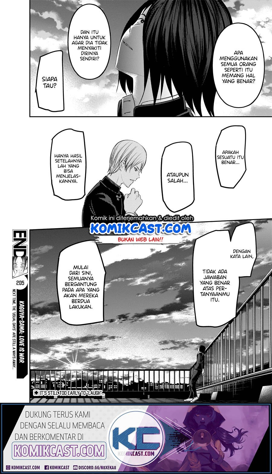 Kaguya-sama wa Kokurasetai: Tensai-tachi no Renai Zunousen Chapter 205