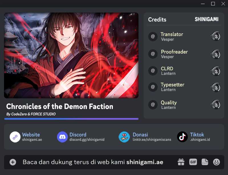 Chronicles of the Demon Faction Chapter 100