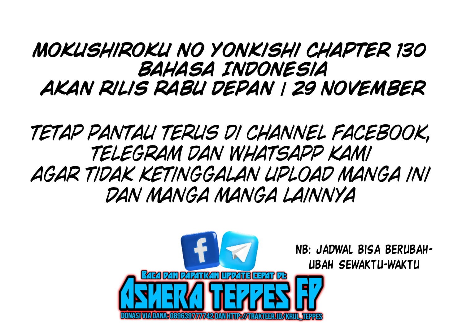 Mokushiroku no Yonkishi Chapter 130