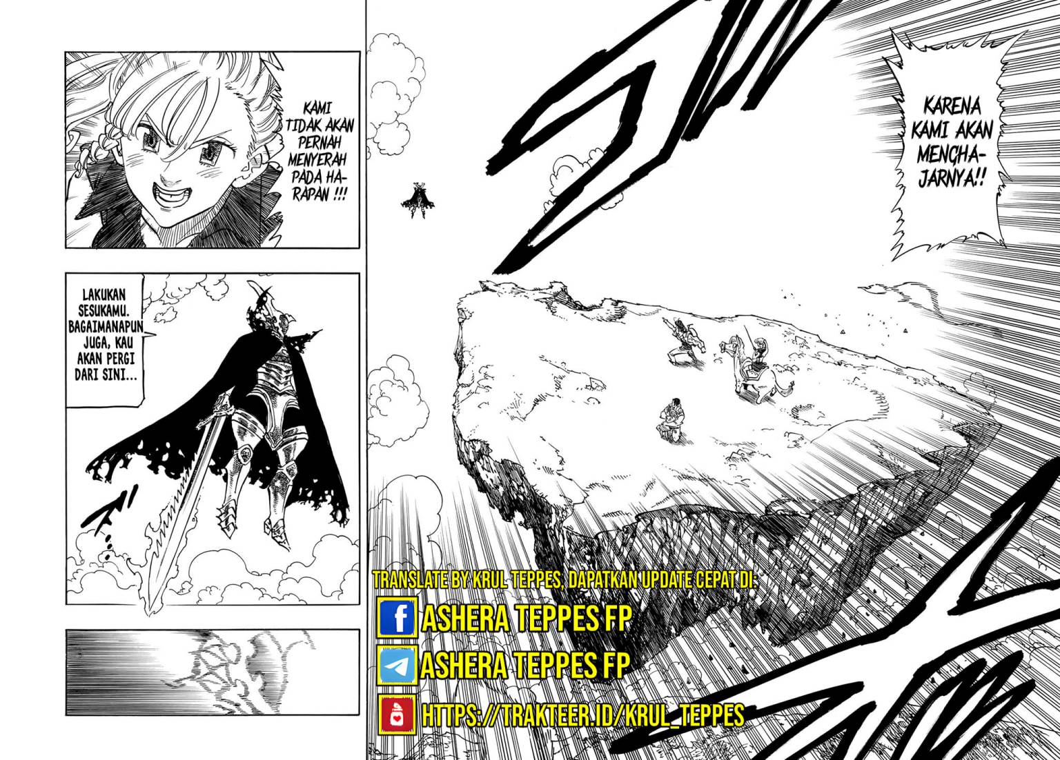 Mokushiroku no Yonkishi Chapter 134