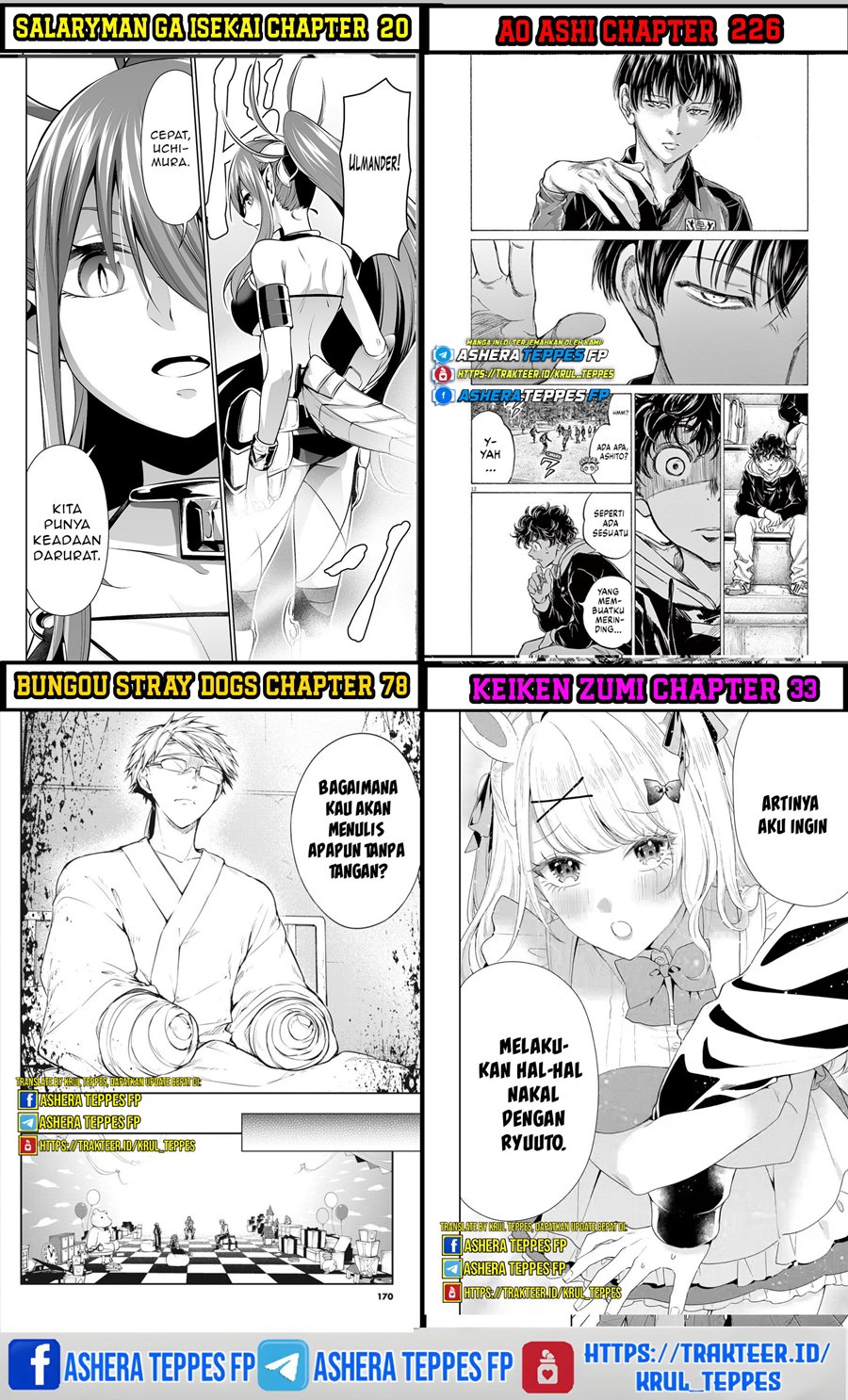 Mokushiroku no Yonkishi Chapter 168
