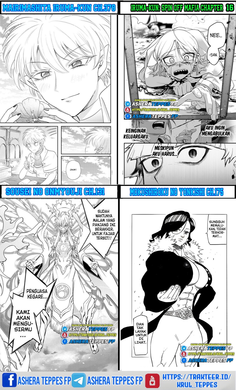 Mokushiroku no Yonkishi Chapter 171