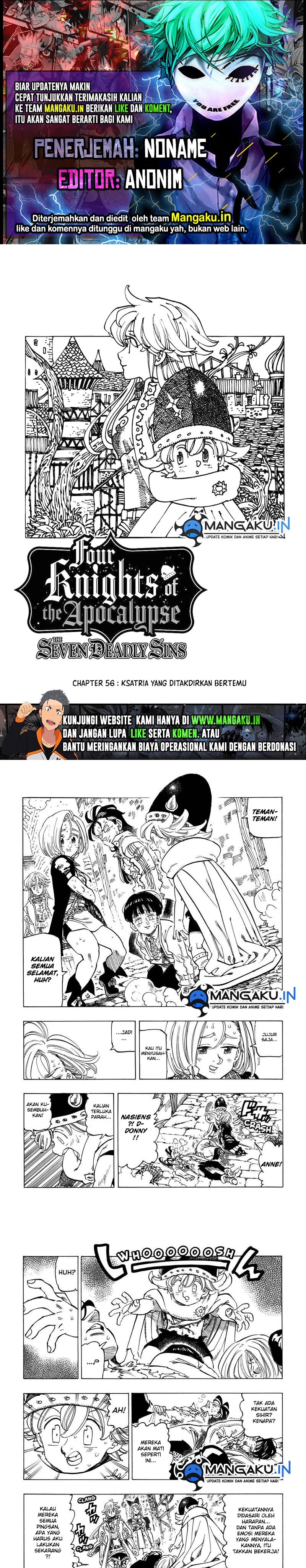 Mokushiroku no Yonkishi Chapter 56