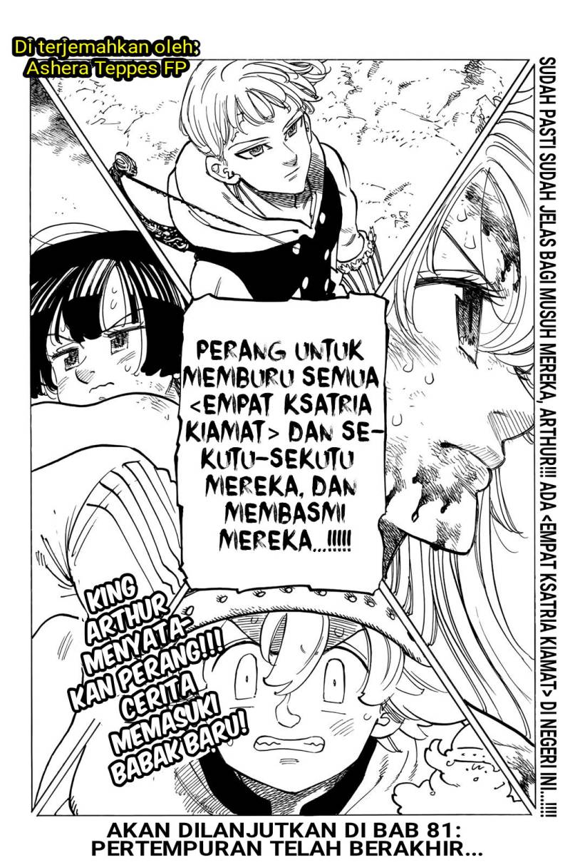 Mokushiroku no Yonkishi Chapter 80