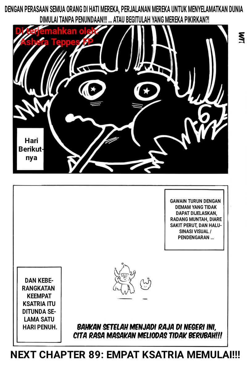 Mokushiroku no Yonkishi Chapter 88