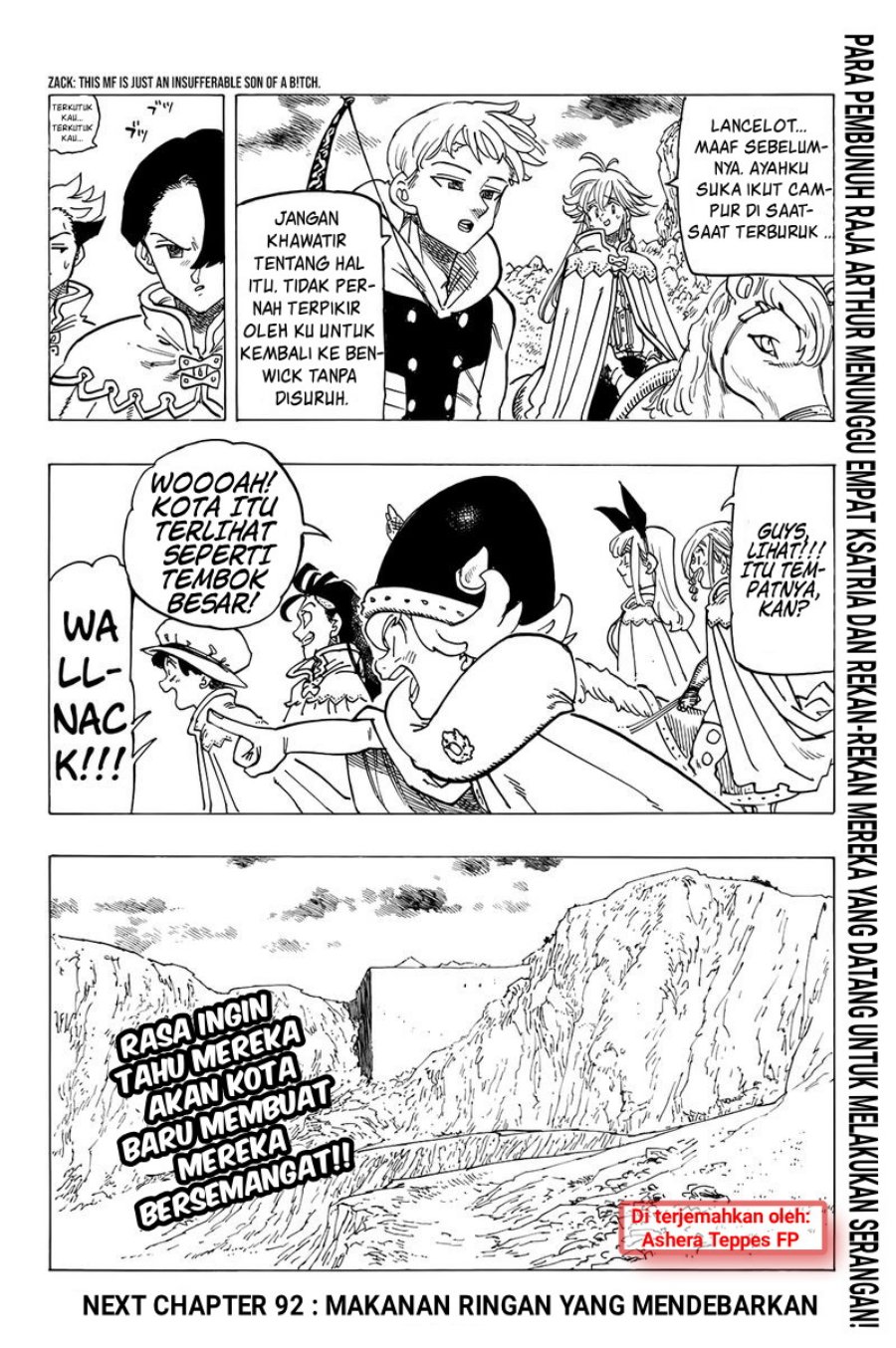 Mokushiroku no Yonkishi Chapter 91
