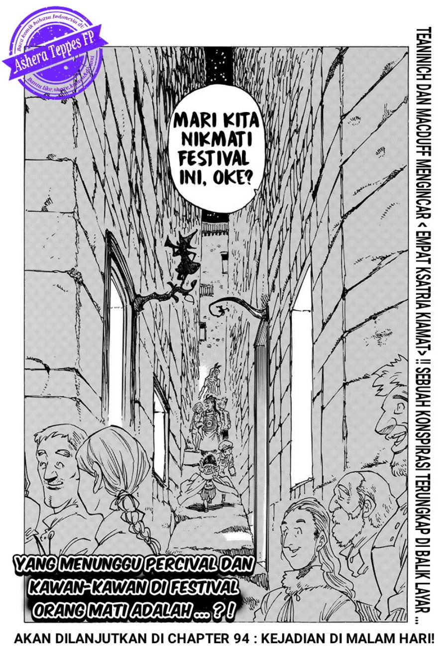 Mokushiroku no Yonkishi Chapter 93