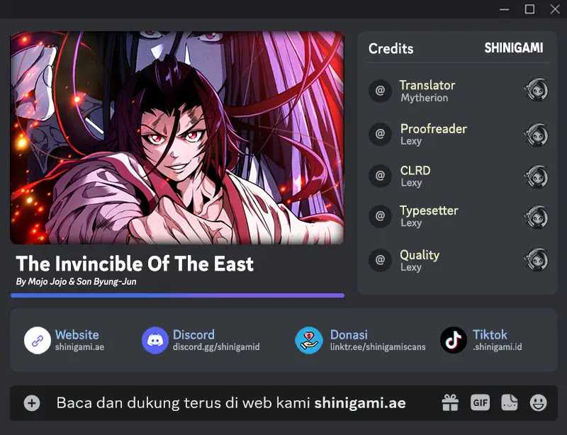 The Invincible of the East Chapter 19