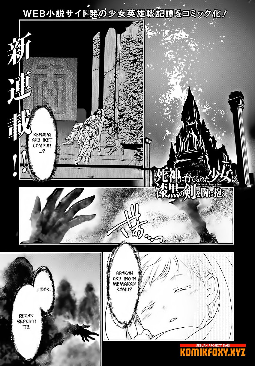 Shinigami ni Sodaterareta Shoujo wa Shikkoku no Tsurugi wo Mune ni Idaku Chapter 01