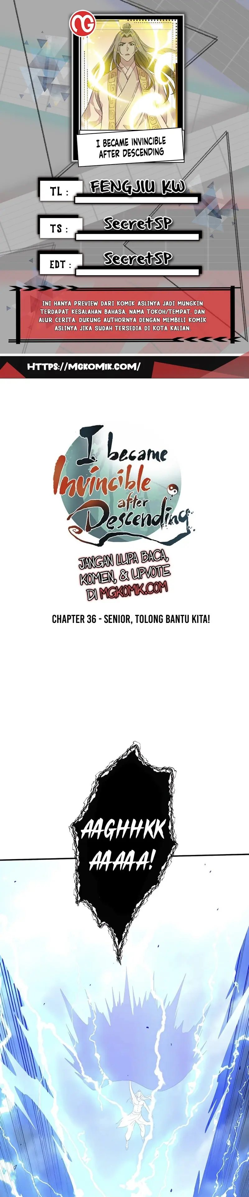 I Became Invincible After Descending Chapter 36