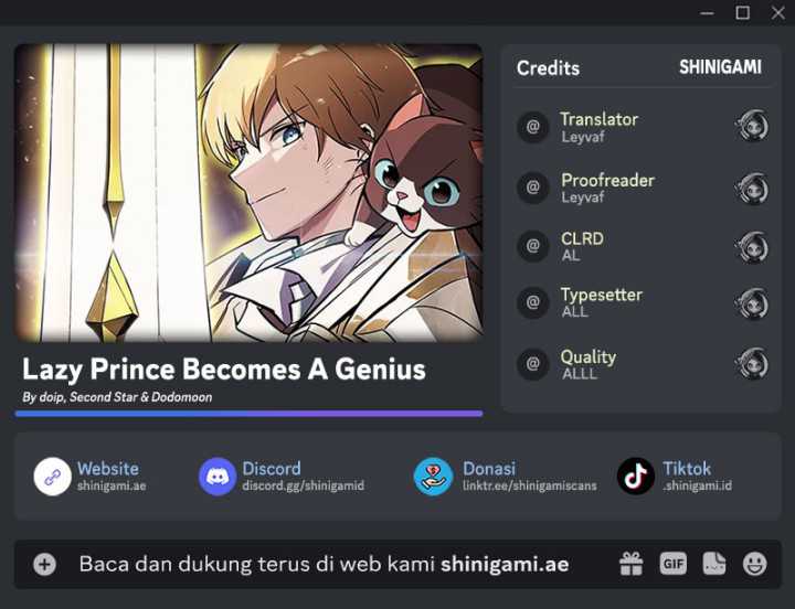 Lazy Prince Becomes a Genius Chapter 112