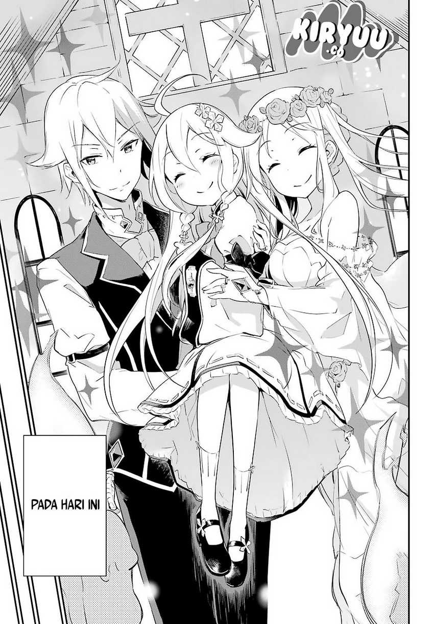 Chichi wa Eiyuu, Haha wa Seirei, Musume no Watashi wa Tenseisha (Dad Is a Hero, Mom Is a Spirit, I’m a Reincarnator) Chapter 01