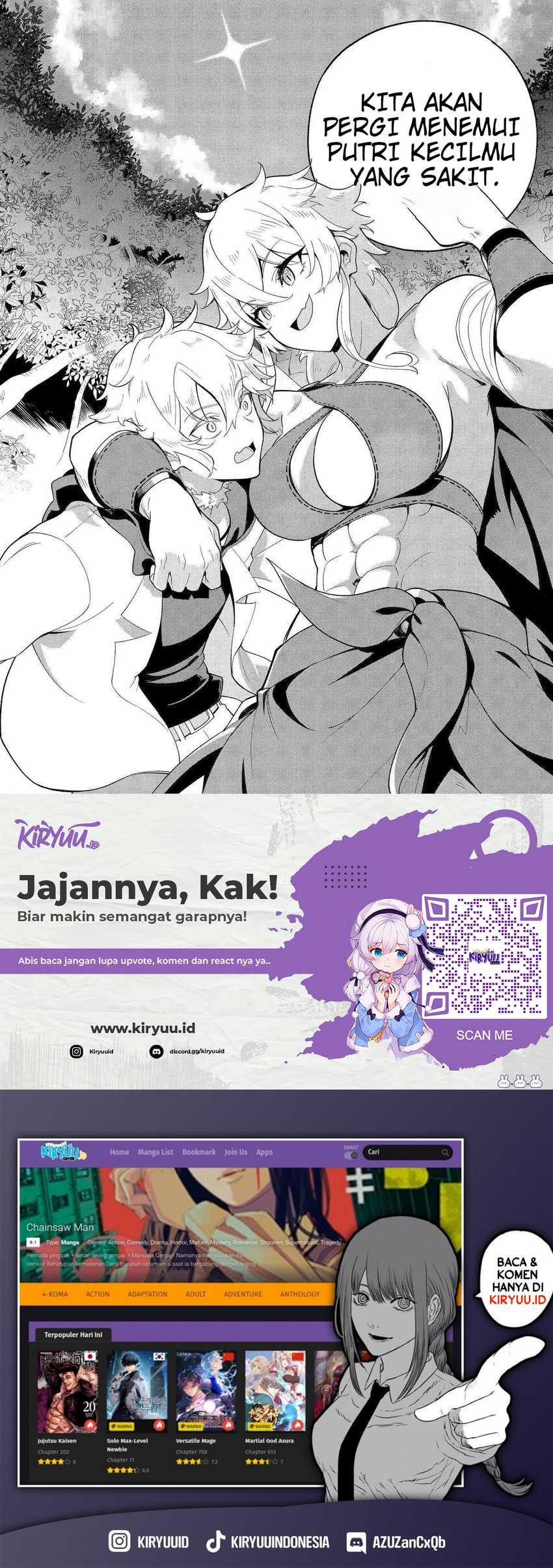 Chichi wa Eiyuu, Haha wa Seirei, Musume no Watashi wa Tenseisha (Dad Is a Hero, Mom Is a Spirit, I’m a Reincarnator) Chapter 55