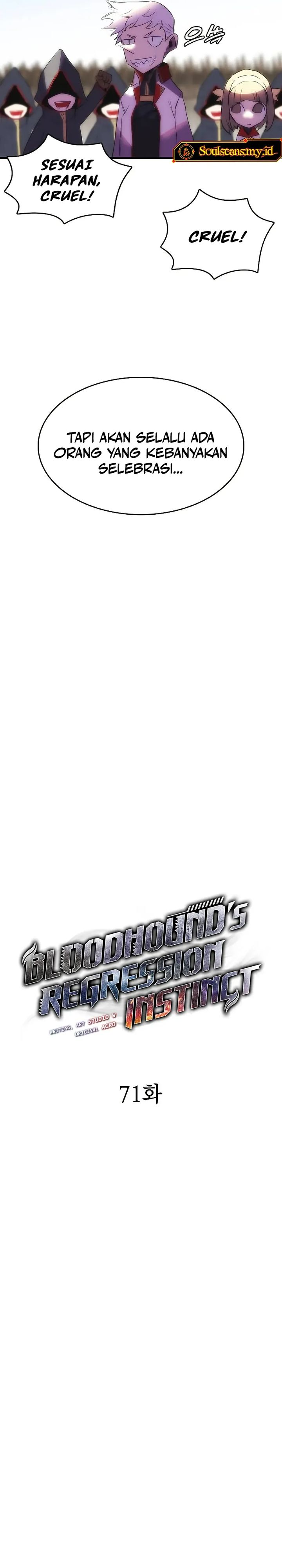 Bloodhound’s Regression Instinct Chapter 71