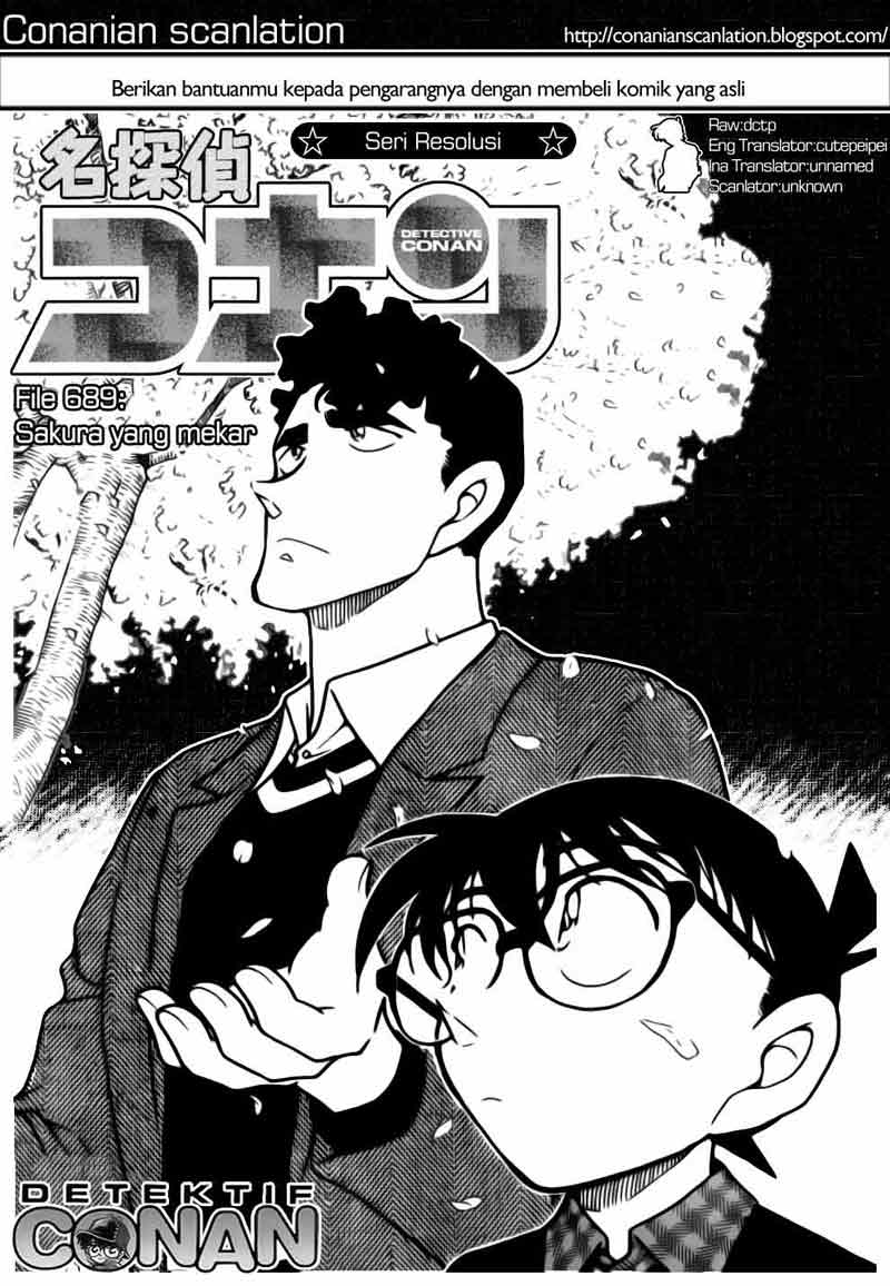 Detective Conan Chapter 689