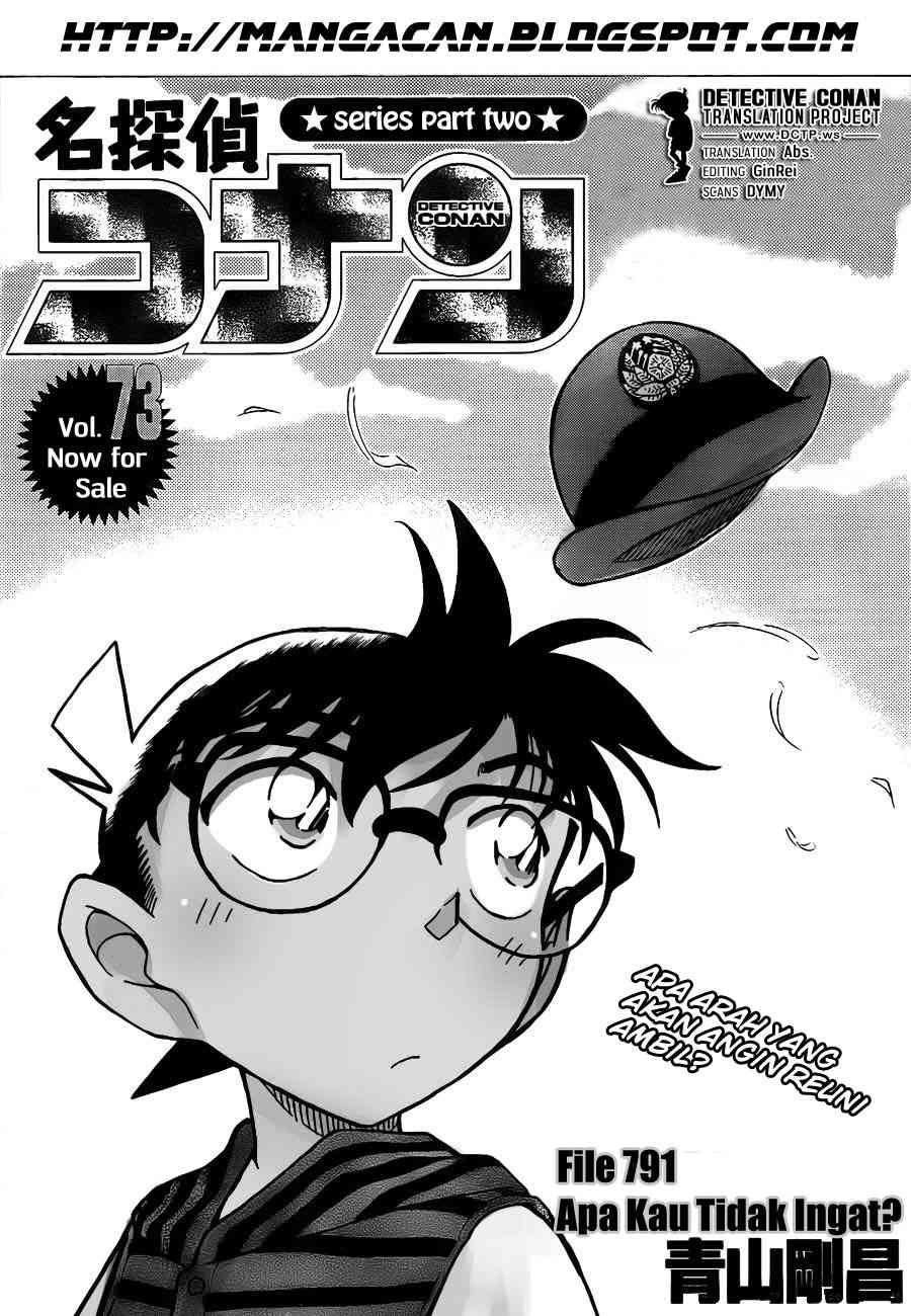 Detective Conan Chapter 791