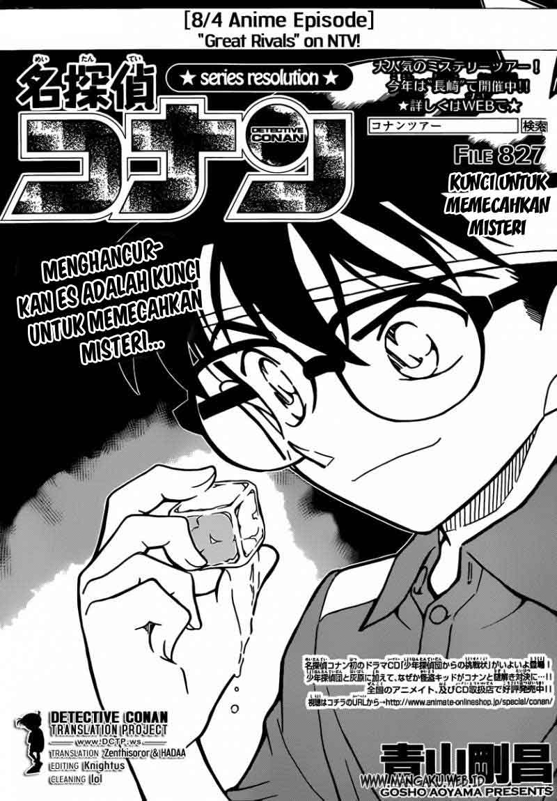 Detective Conan Chapter 827