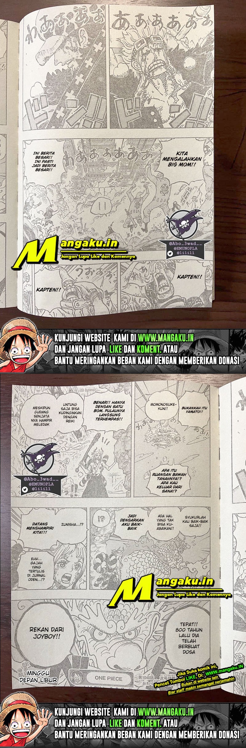 One Piece Chapter 1040 lq