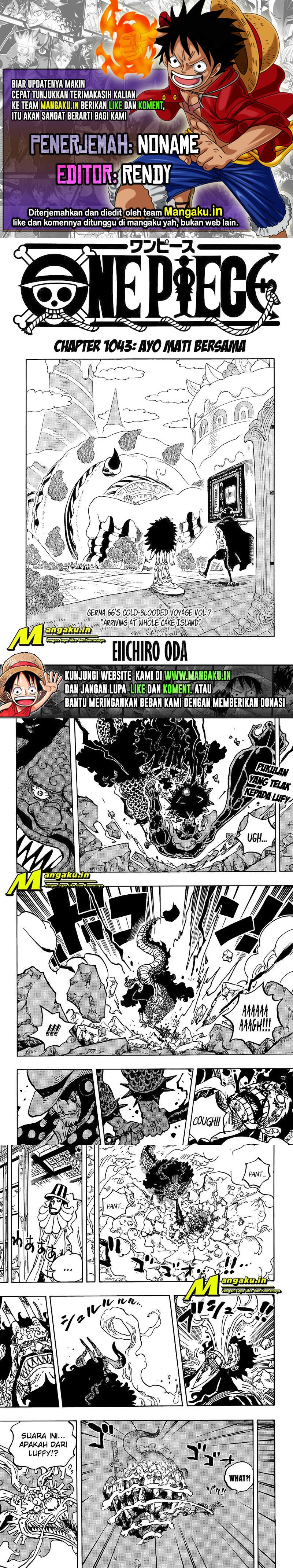 One Piece Chapter 1043 hq