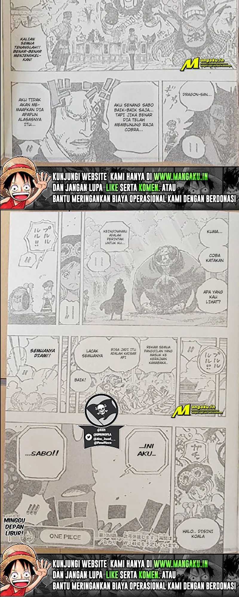 One Piece Chapter 1058 LQ