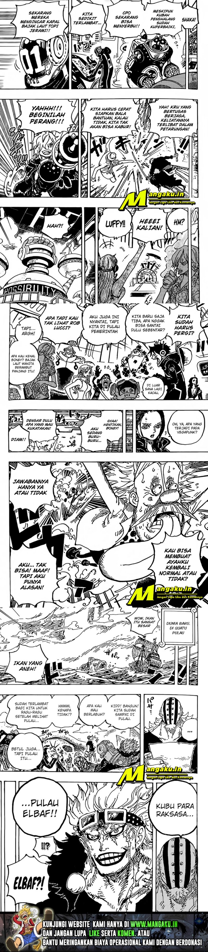 One Piece Chapter 1071 hq