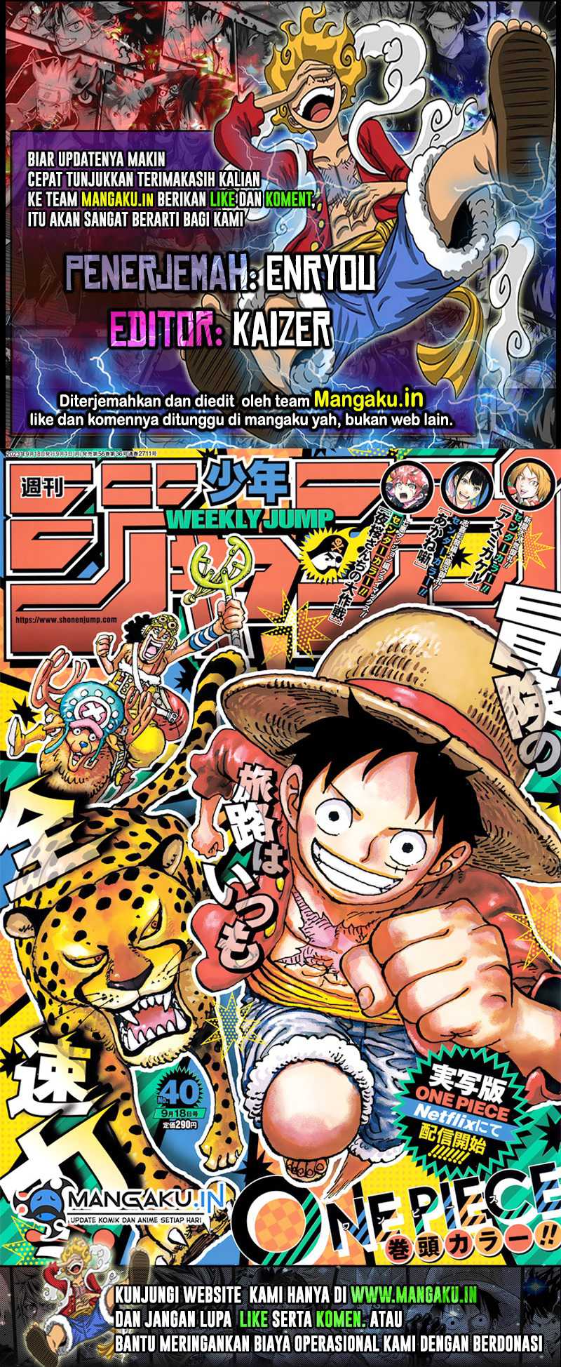 One Piece Chapter 1091 HQ