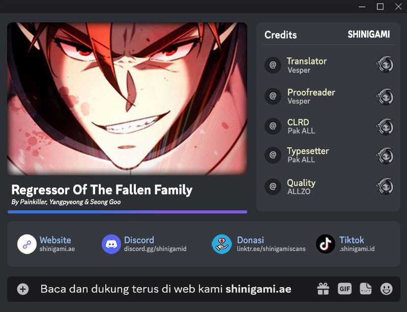 Regressor Of The Fallen Family Chapter 77