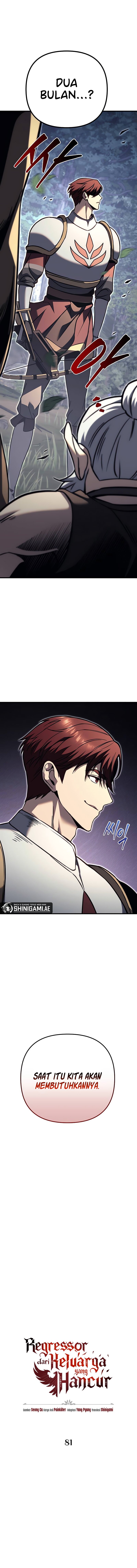 Regressor Of The Fallen Family Chapter 81