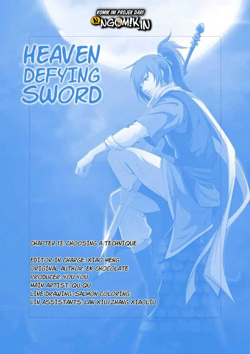 Heaven Defying Sword Chapter 13