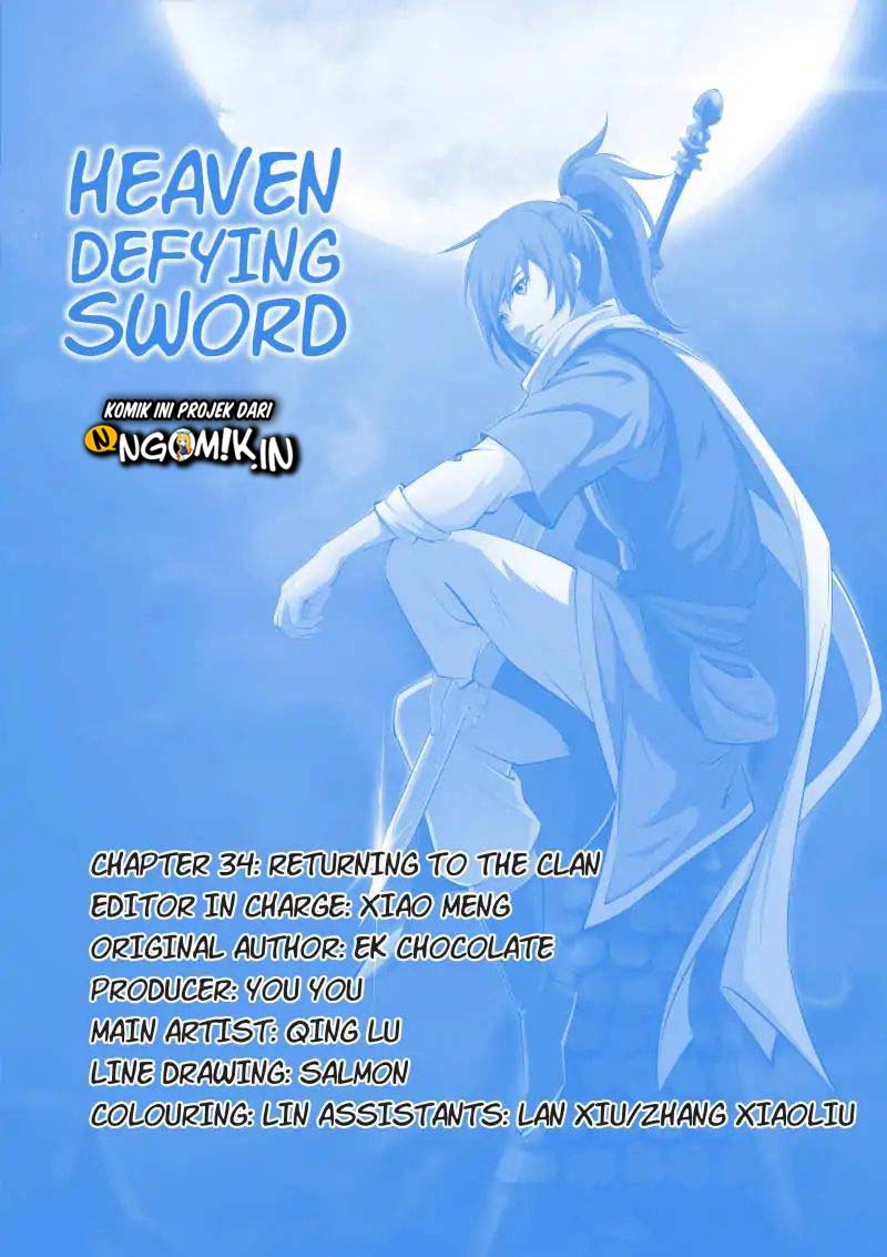 Heaven Defying Sword Chapter 34