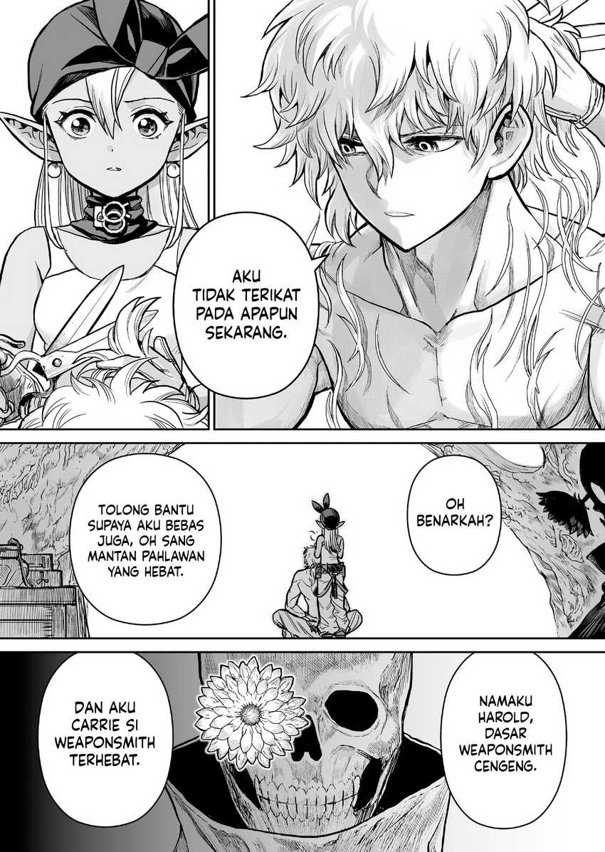 Abandoned: The Hero Who’s So Strong He Breaks Every Weapon, and the Elf Weaponsmith Chapter 02 page 14