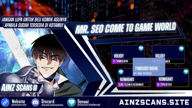 Manager Seo Industrial Accident (Mr Seo Come to Game World) Chapter 01