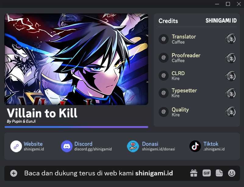 Villain To Kill Chapter 104